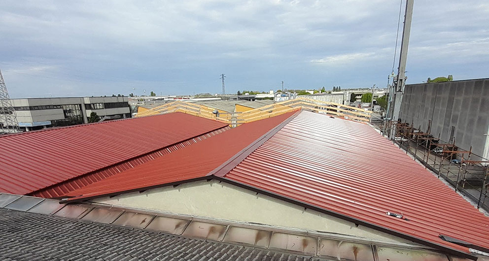 Immagine del tetto rifatto