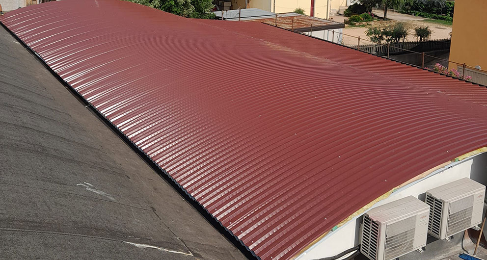 Immagine del tetto rifatto