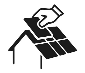 Posa nuove coperture icona